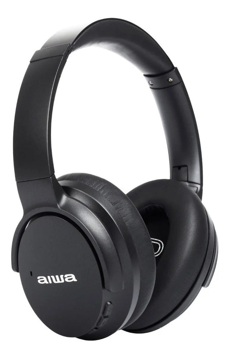 Audífonos On-ear Aiwa Noise Cancelling Plegable Aw-k33ncb