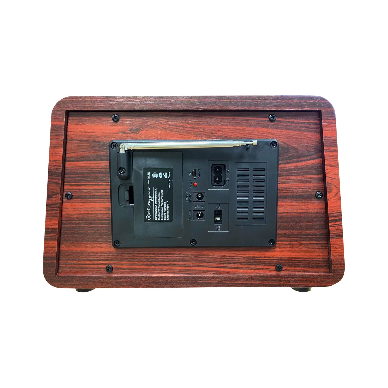Radio Parlante Mlab 9136 Retro Stezzano Bluetooth Usb Tf Fm Color Café