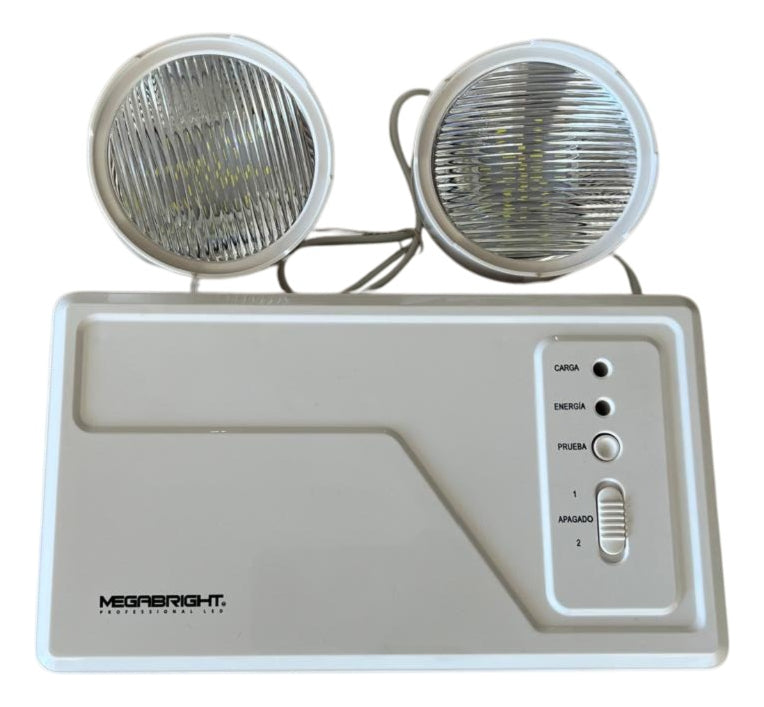 Lámpara Emerg Doble Led Micky 350lm/6.000 Megabright 3003000