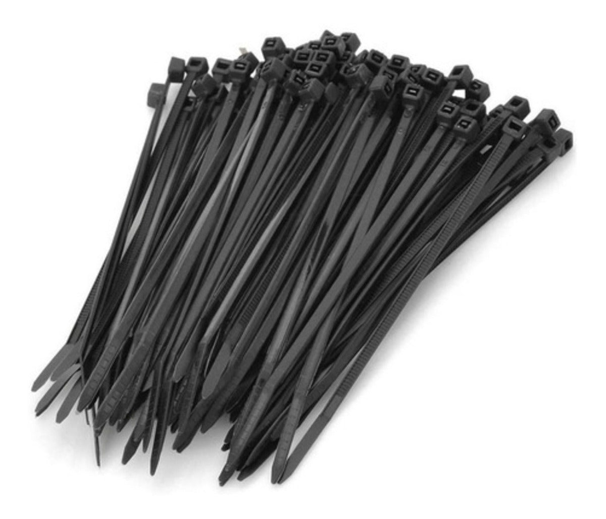 Amarra Plástica Negra 150 X 3 Mm 25 Unidades Mp-1525