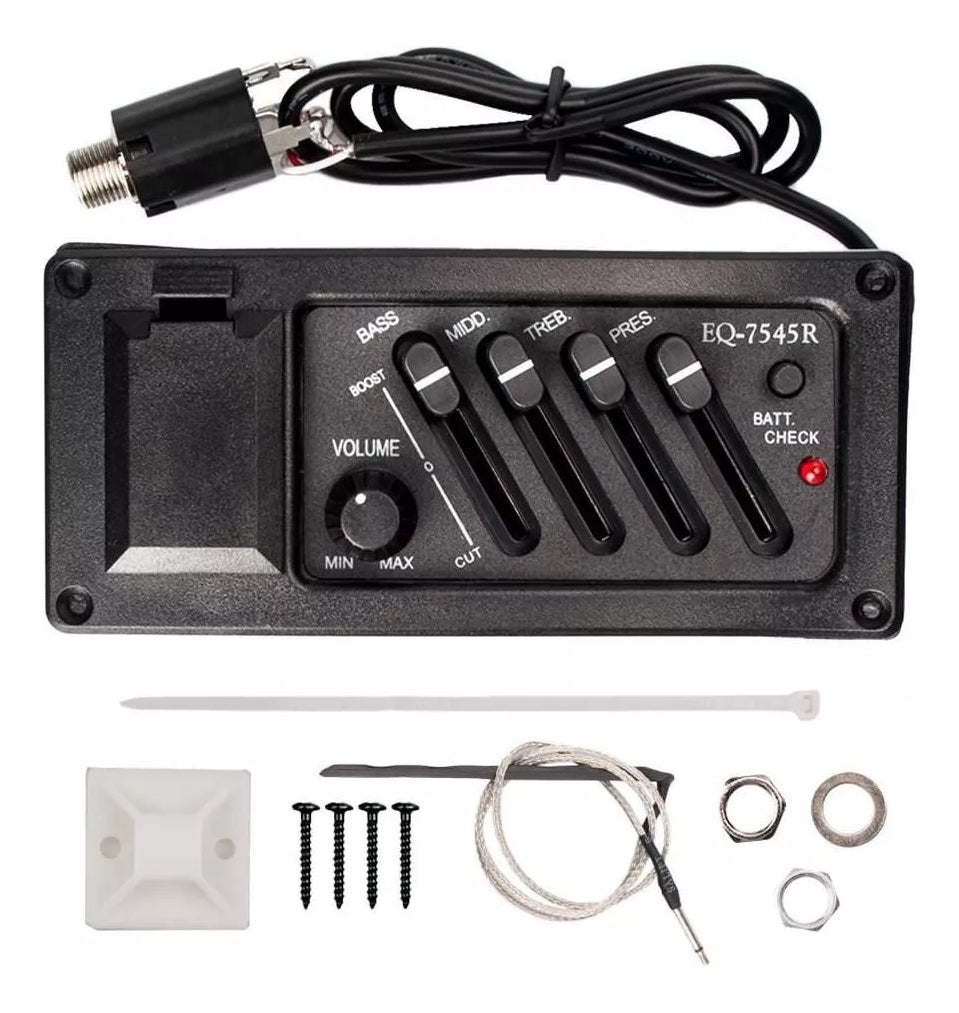 Equalizador De Guitarra 4 Bandas Nutech 06159