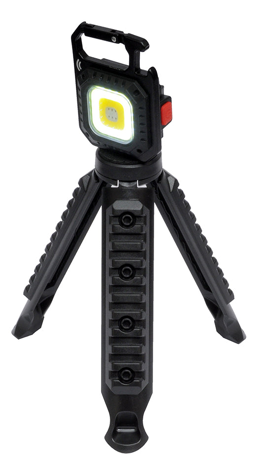Linterna Mini Light Outdoor Recarg Tipoc Tecmaster Tm-800103 Linterna Negro Luz Blanco