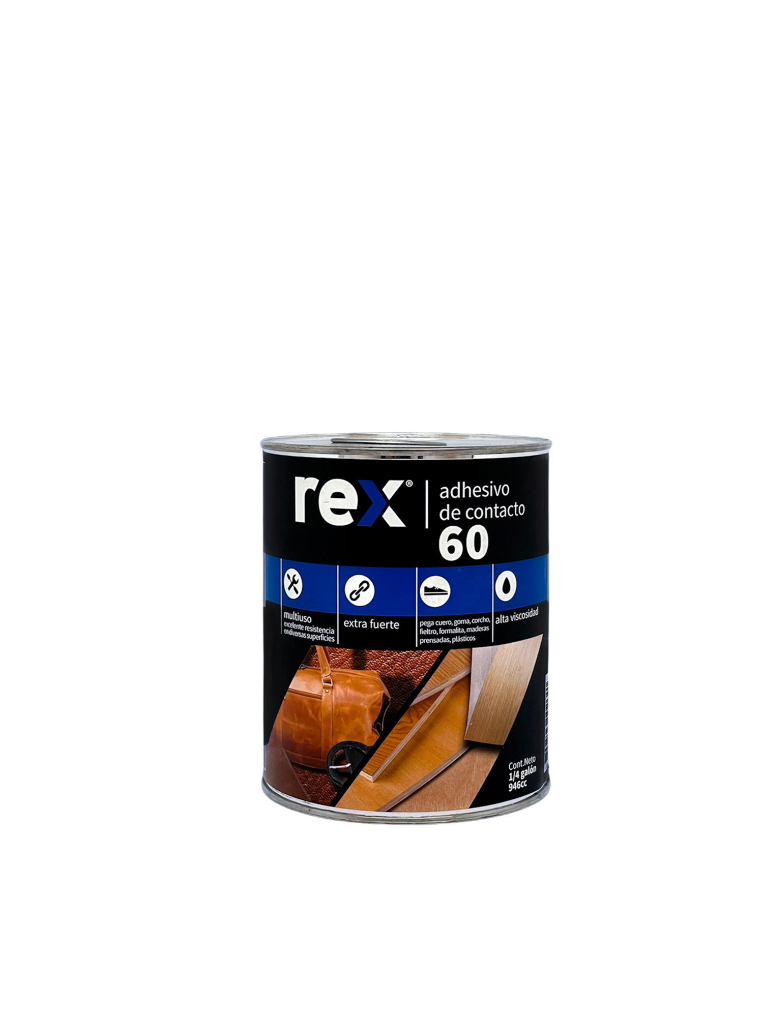 AdheSívo De Contacto 60 Tarro 946 Cc 1/4g Rex 30290