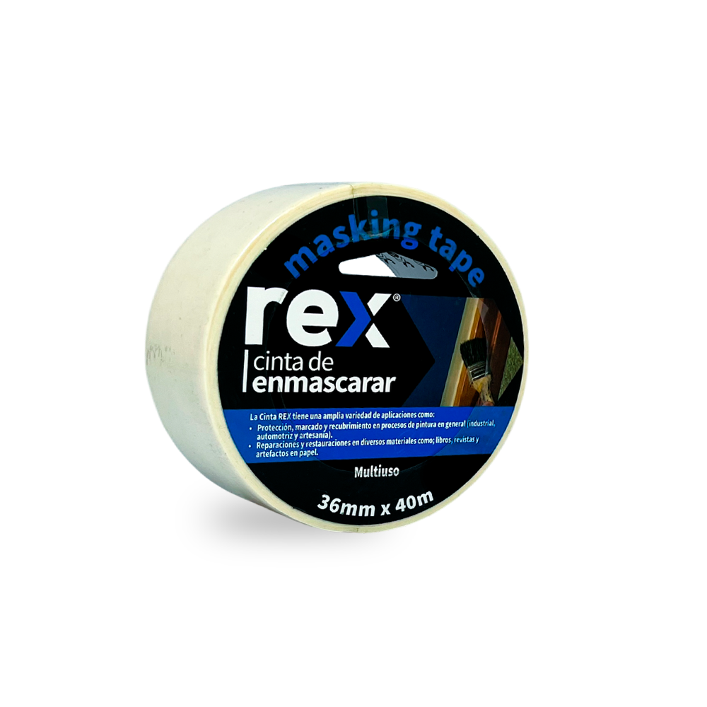 Cintas De Papel AutoadheSíva Tape 36mmx40mts Rex 30404