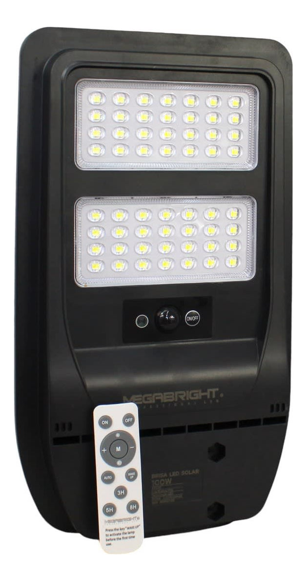Luminaria Solar Brisa Led 100w/6000k Megabright 60500100