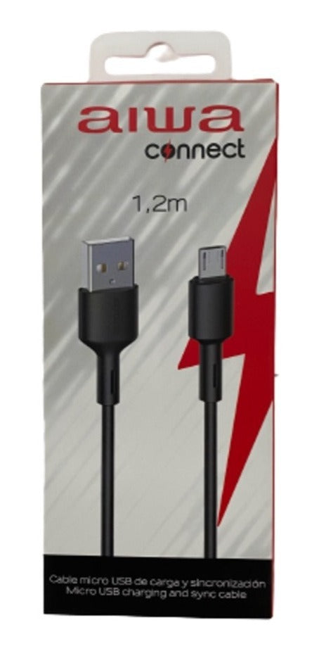 Cable Micro Usb 1.2 Mts Aiwa Awcs1m4b