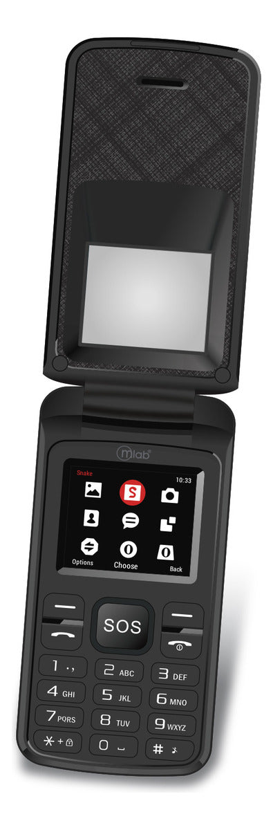 Telefono Senior Shell 4g Lte Bt Sos 1.8 Negro Mlab 09312