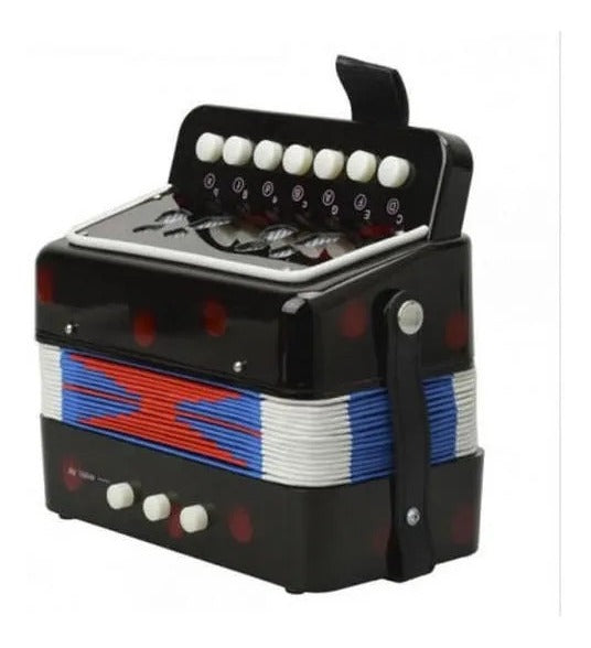 Acordeon De Niño 7 Notas Negro / Nutech 5408