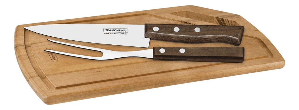 Juego Para Asado 3 Piezas Tradicional Tramontina 22299-046