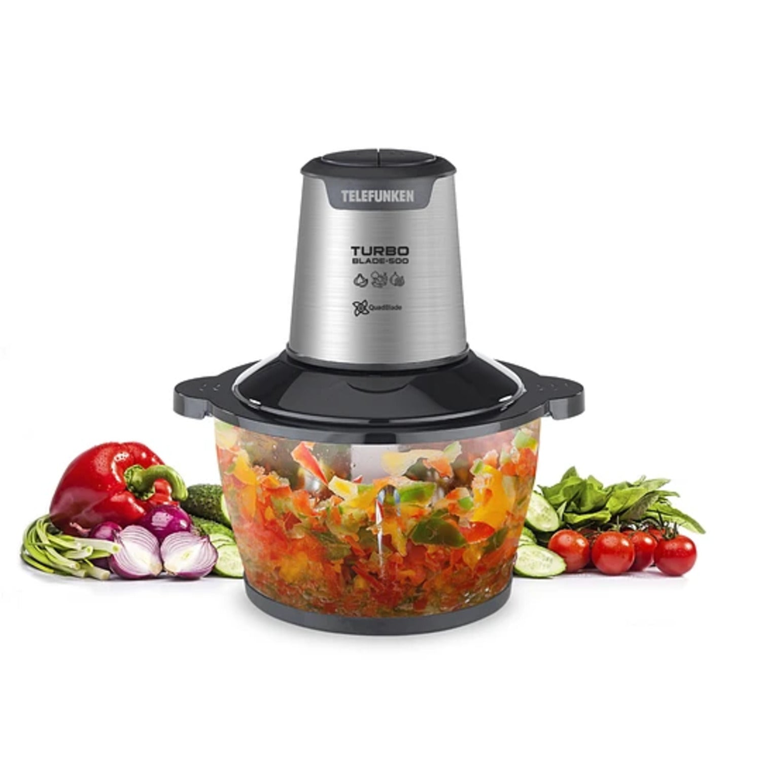 Picadora Alimento Turboblade500 1.5l/600w Telefunken 8000766