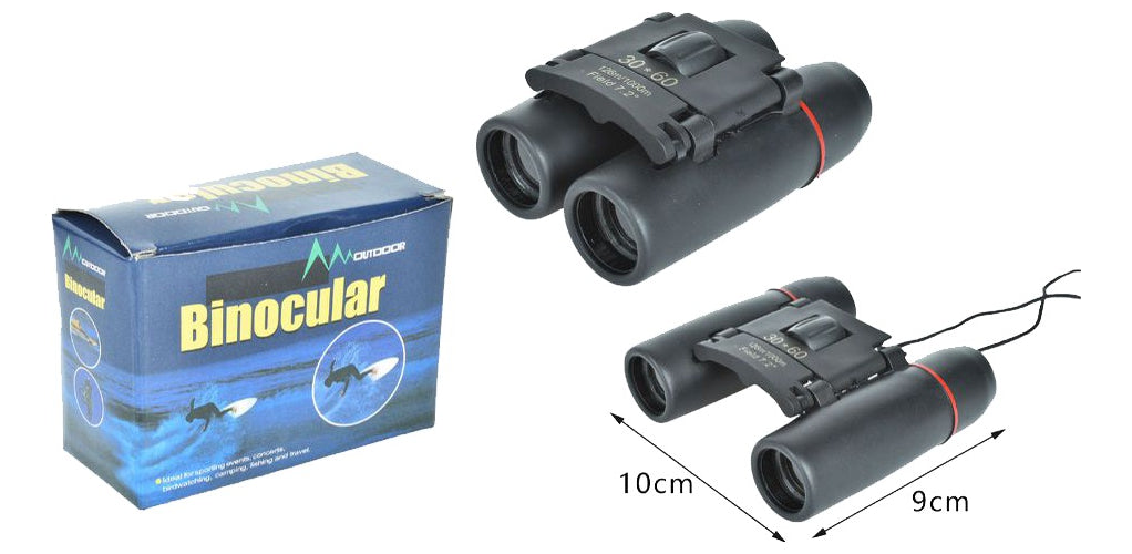 Binoculares Irm Telescopio 30x60 Anteojo Negro Irm-00177