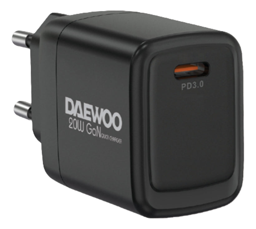 Adaptador Cargador Pared Pd20w Usb-c Daewoo Di-pd201-eu