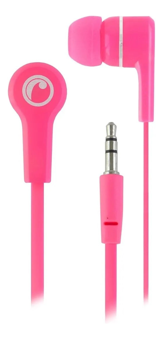 Audífonos In-ear Stereo Con Microfono Rosado Fiddler Fd-003f