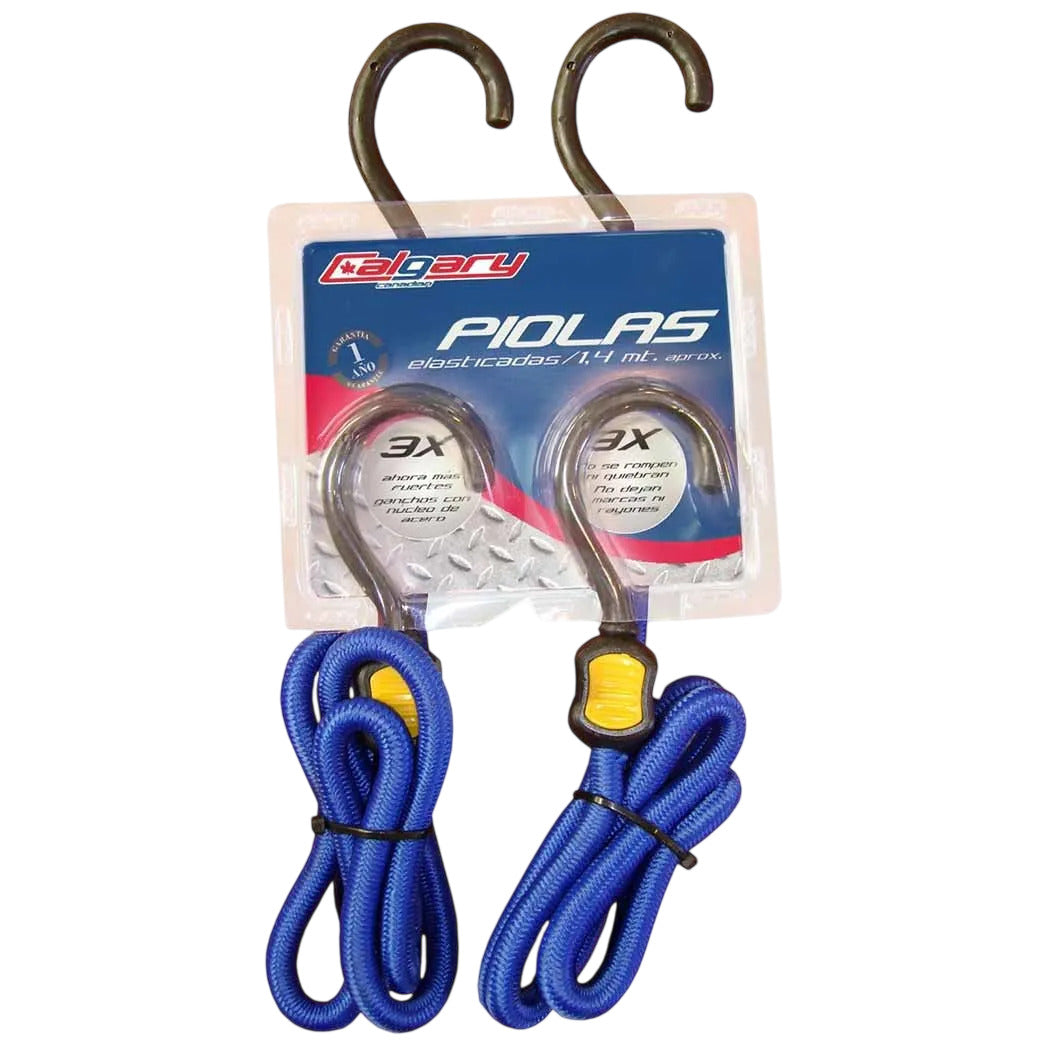 Eslingas 2 Piolas Elasticada De 1.4 Mts Calagary Abgt0056