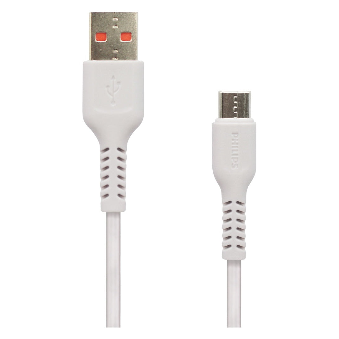 Cable Usb Usb-a 3.0 A Usb-c 2.4a/1m Blanco Philips Dlc2242a