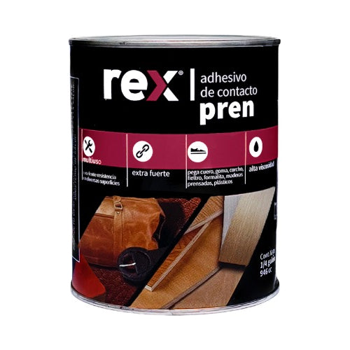 AdheSívo De Contacto Pren Tarro 750cc 1/32gx12 Rex 30283