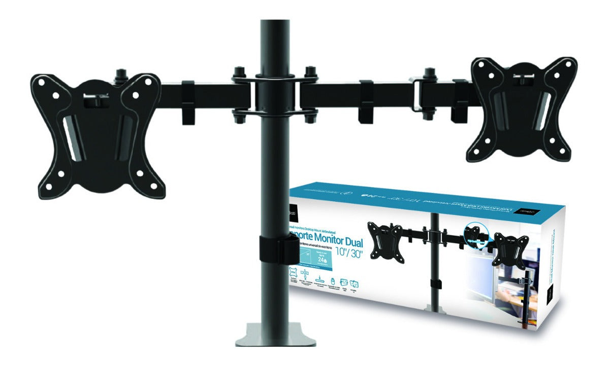 Soporte Para Monitor Dual 10-30 Mlab 8947 /tecnocenter Ccó