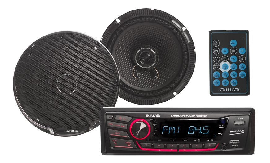 Combo Aiwa Caw-2016bt Radio Bluetooth + Parlantes 200w