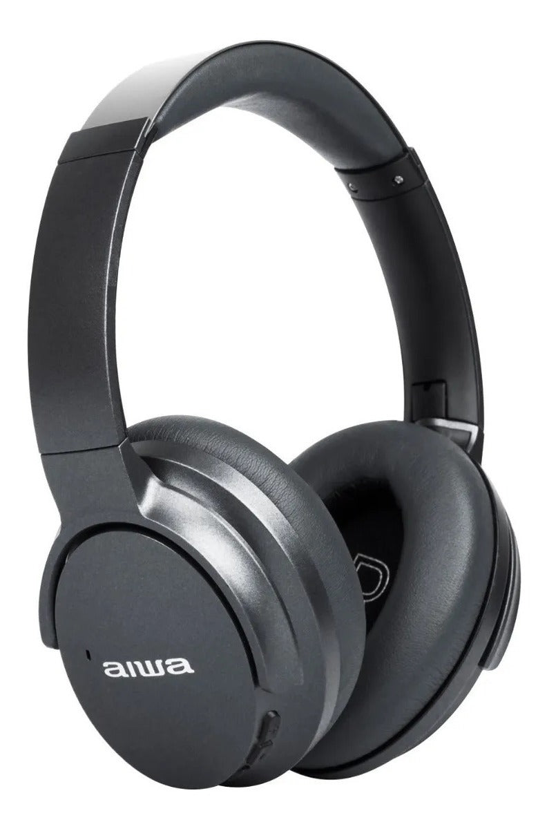 Audífonos On-ear Aiwa Noise Cancelling Plegable Aw-k33ncg