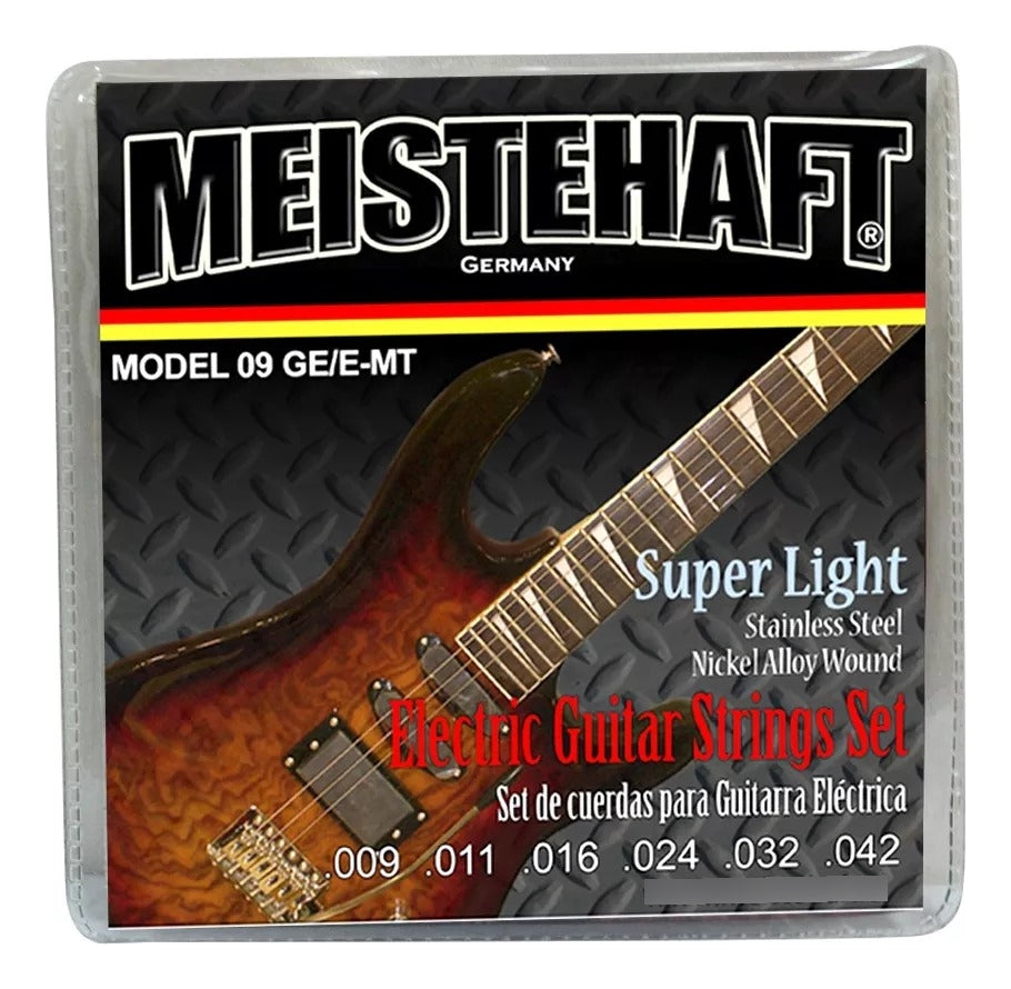 Set De Cuerdas Guitarra Electrica Meistehaft 09ge/e-mt