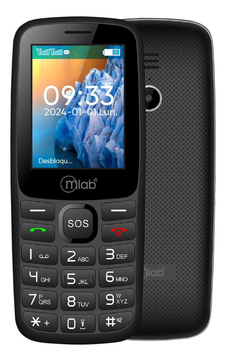 Telefono Senior Bar Style 4g Lte Sos 2.4 DualSím Mlab 09387