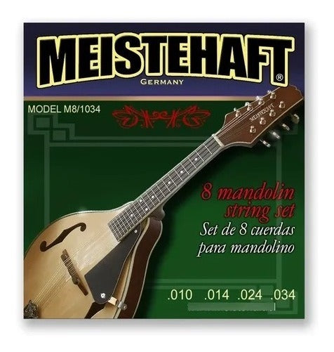 Set De 8 Cuerdas Mandolina Acustico Meistehaft M8/1034