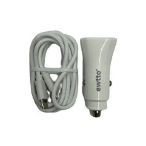 Cargador Auto Usb 1.2m C To C 45w Qc3.0+pd Ewtto Et-d0388c