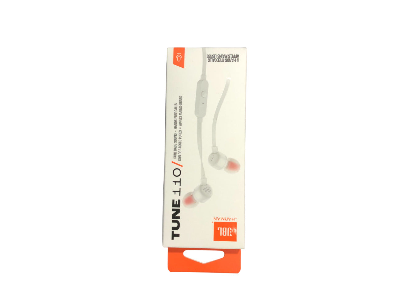 AUDIFONO ALAMBRICO IN-EAR HEADPHONE TUNET110 BLANCO JBL T110