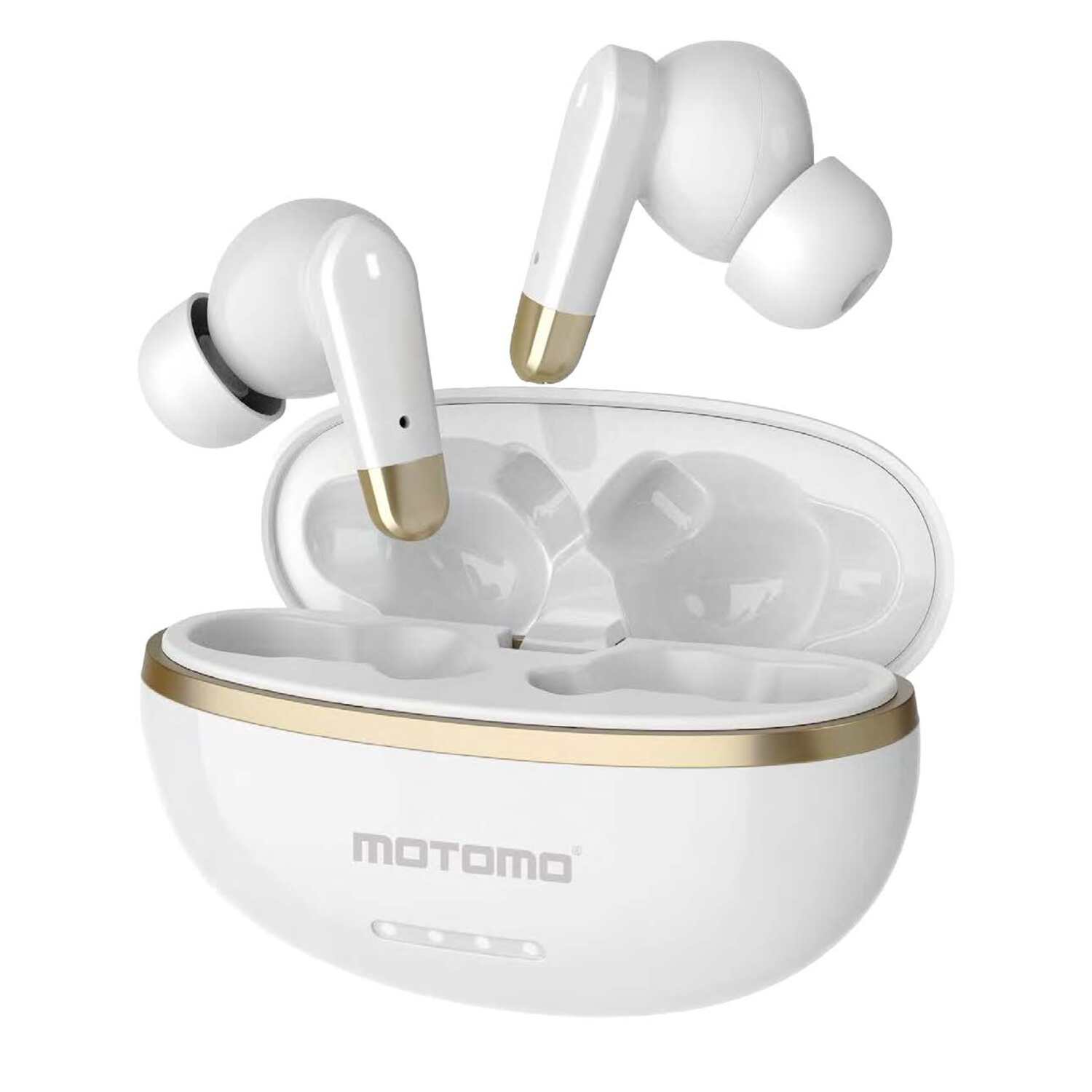 AUDIFONO IN EAR GOLD LINE ANC/ENC BLANCO MOTOMO AUEARP72