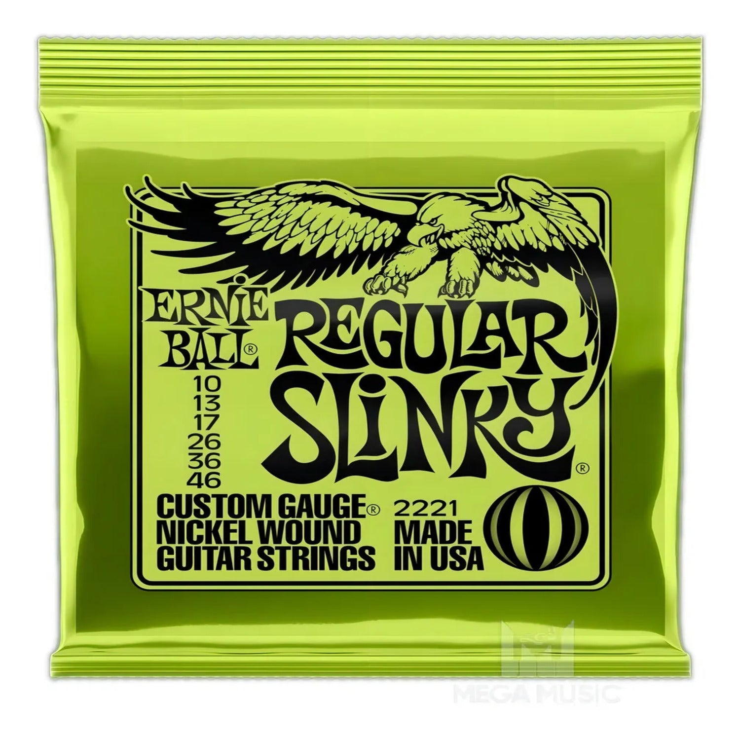 Cuerdas Para Guitarra Eléctrica Regular Slinky, 0.10