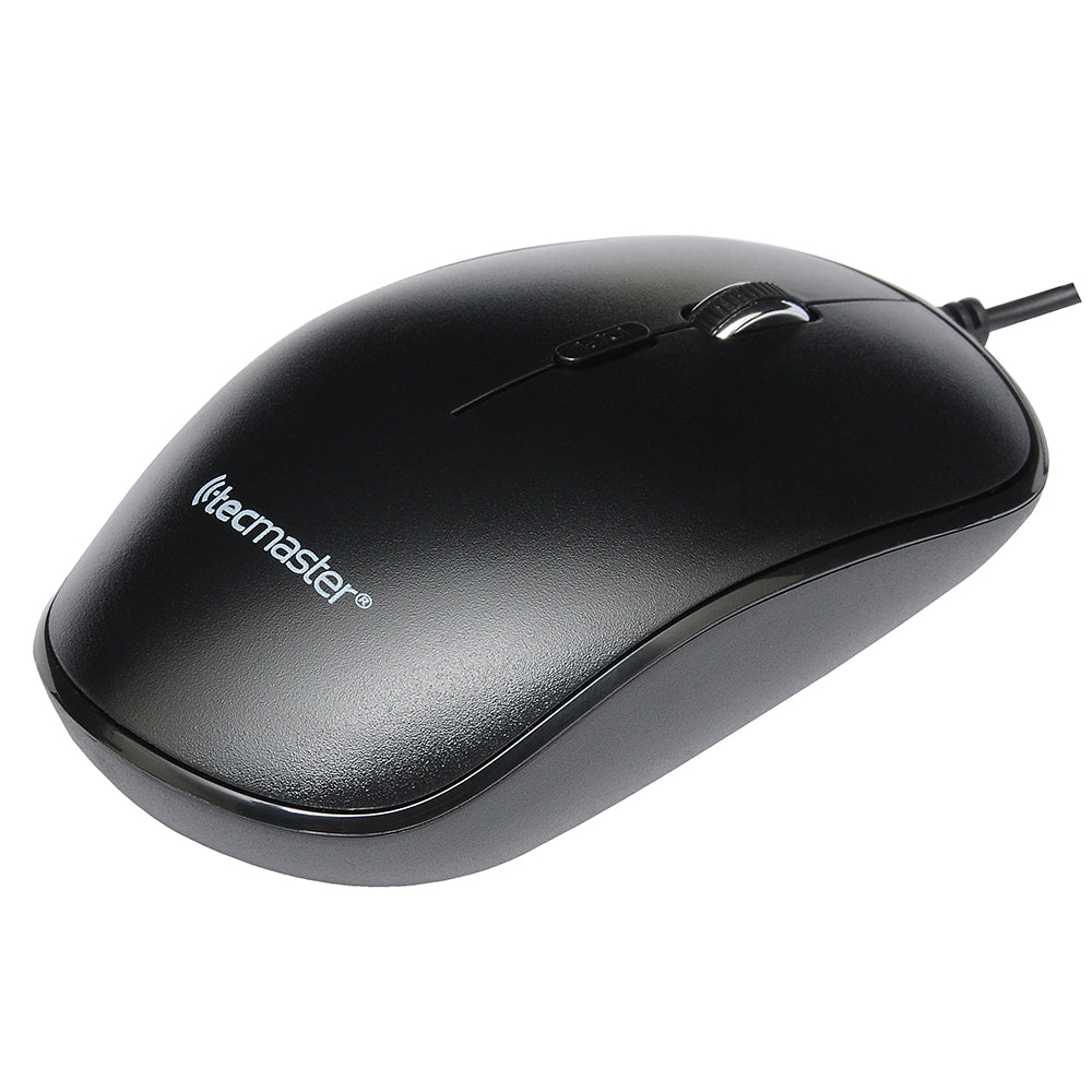 Mouse Óptico Usb Cableado 4btn 1600dpi Tecmaster Tm-100553