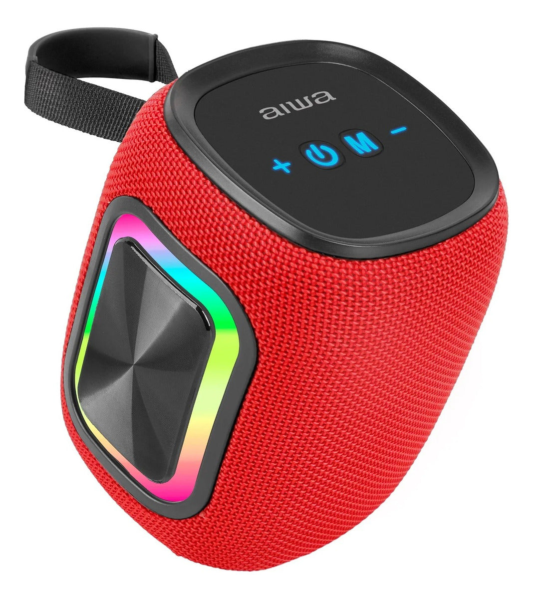 Parlante Portátil Bluetooth 12w Radio Fm Rgb Aiwa Aw-kb61r