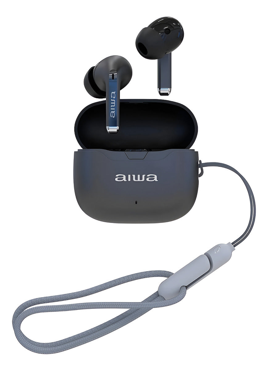 Audífonos Bluetooth Tactil Cancel Ruido Aiwa Aw-twsg5oancb