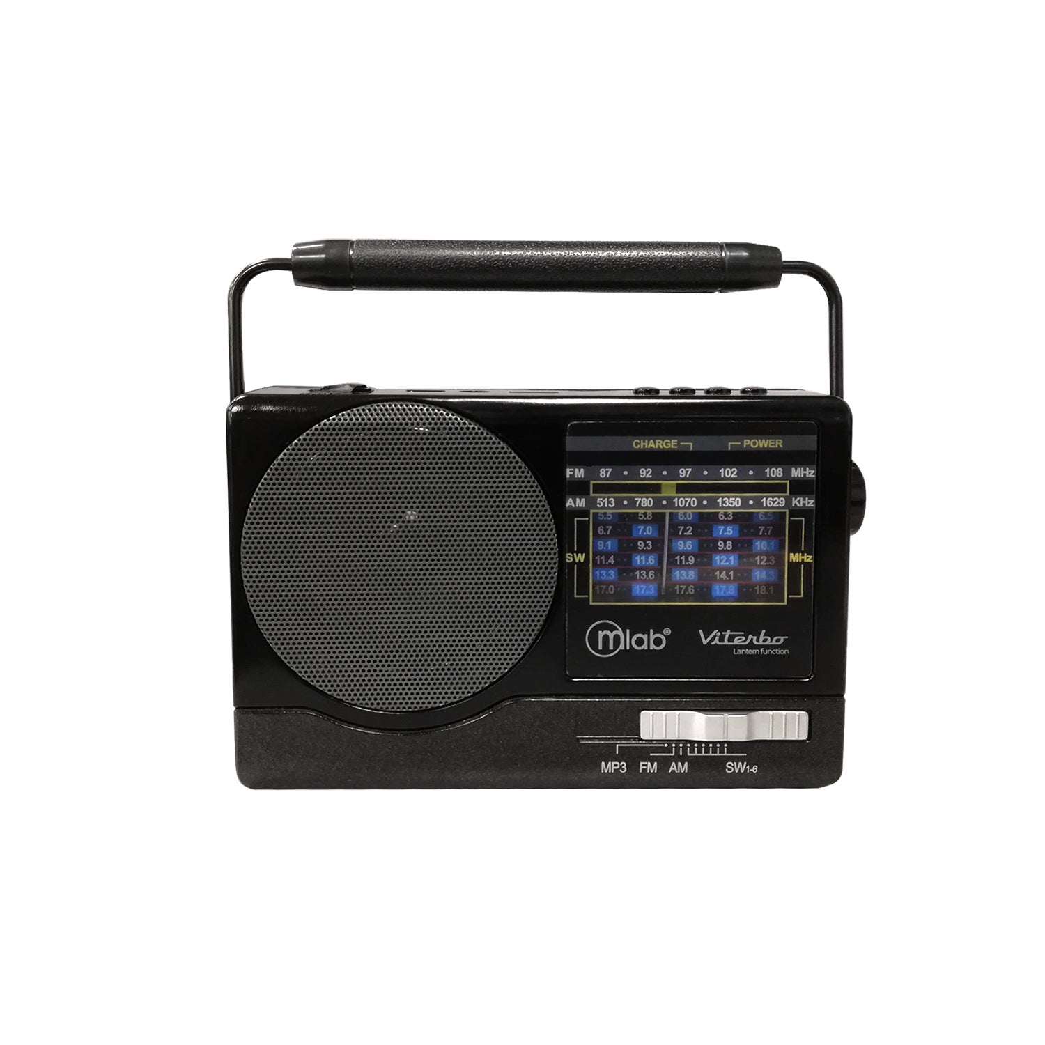 Radio Retro Mlab Viterbo 9145 Bluetooth Usb Fm Negro