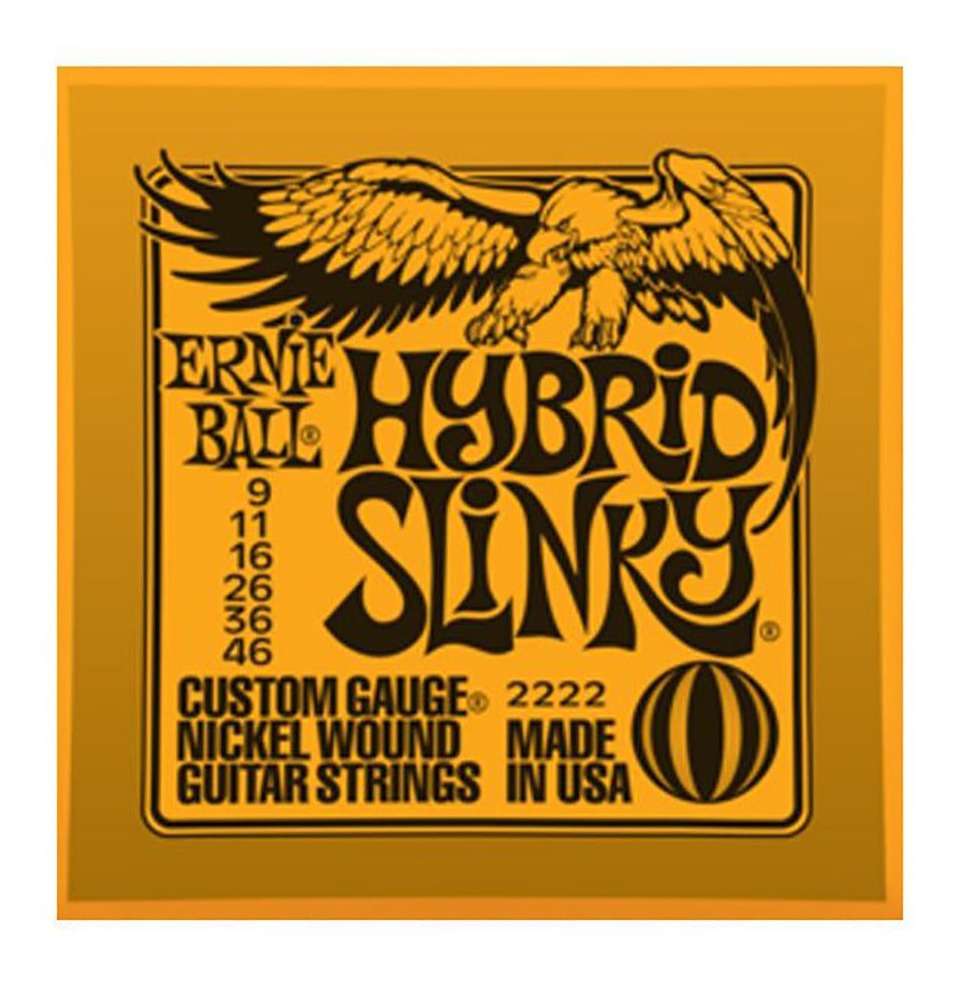 Cuerdas Para Guitarra Eléctrica Hybrid Slinky, 0.09 / 0.46
