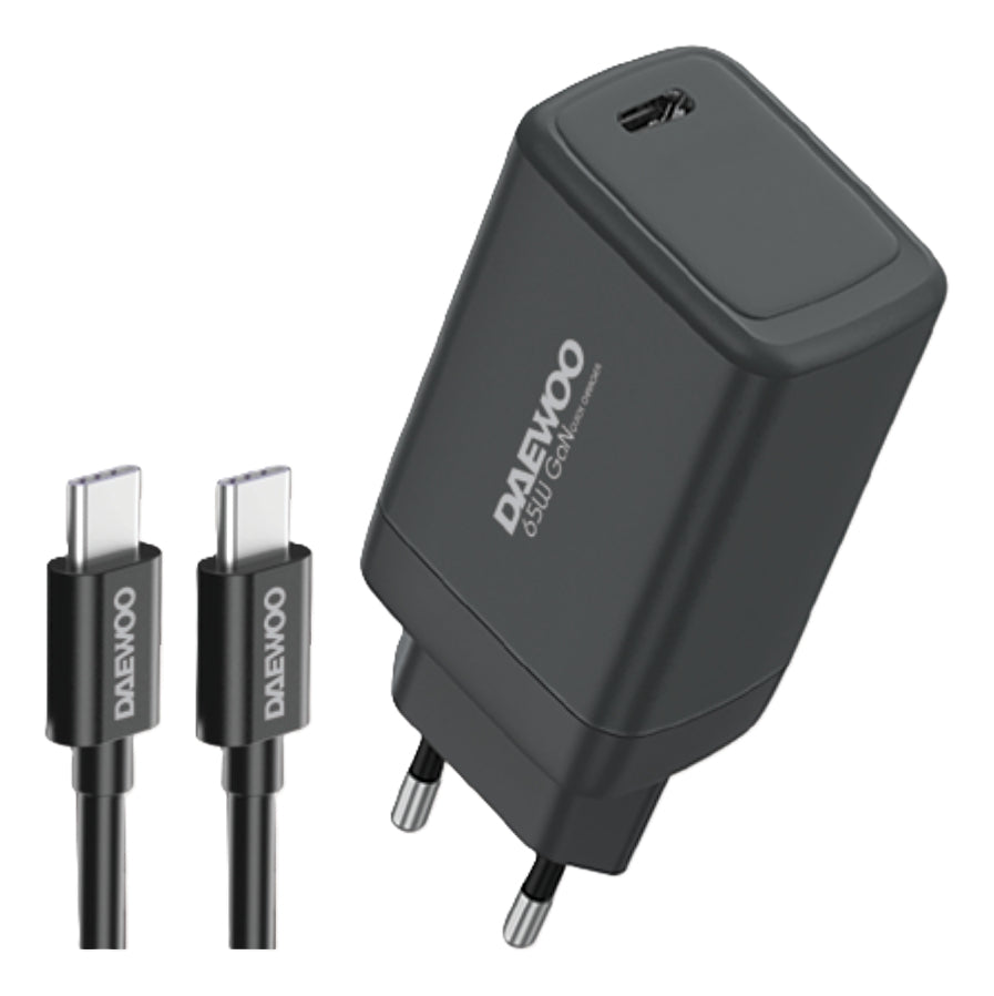 Cargador De Pared Pd65w Cargarapida Usb-c Daewoo Di-pd651-eu