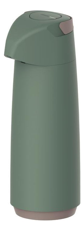 Termo Tramontina Exact Glass Ampolle Thermos 1.8 L, Color Verde