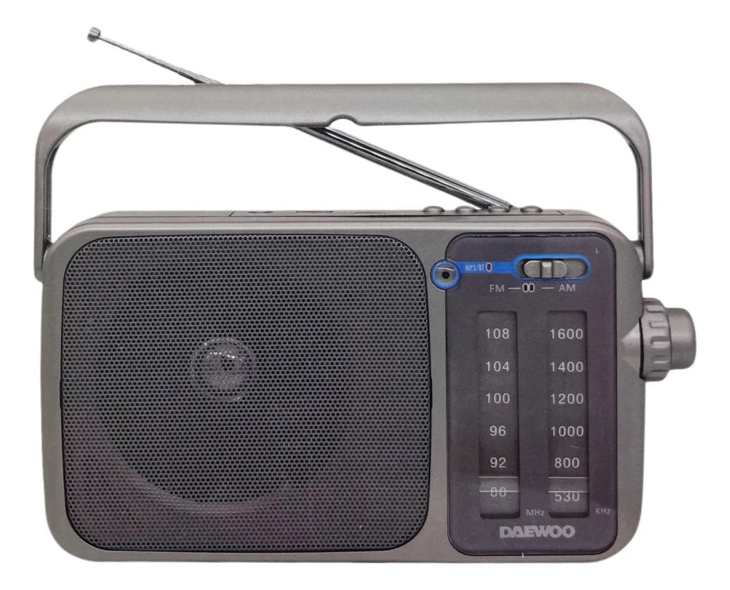 Radio Portátil Bt 2banda Am/fm Usb Negro Daewoo Di-t220