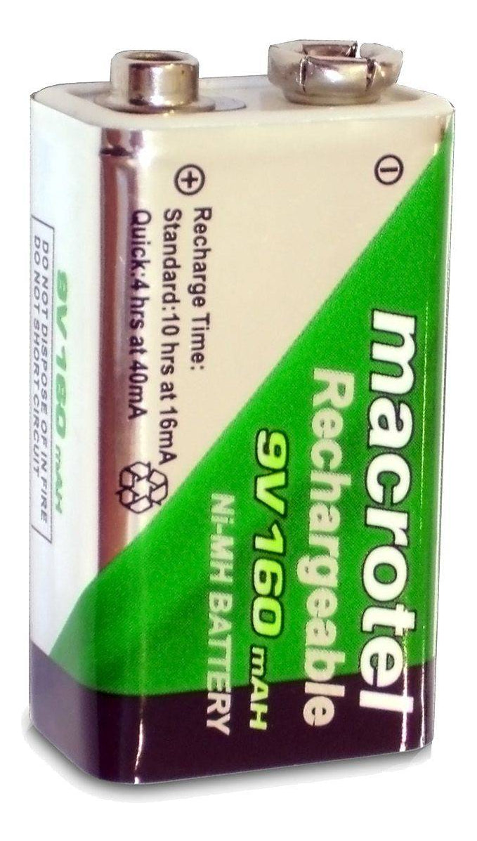 Pilas Recargable Bateria De 9v/290mah Macrotel Mw-9160