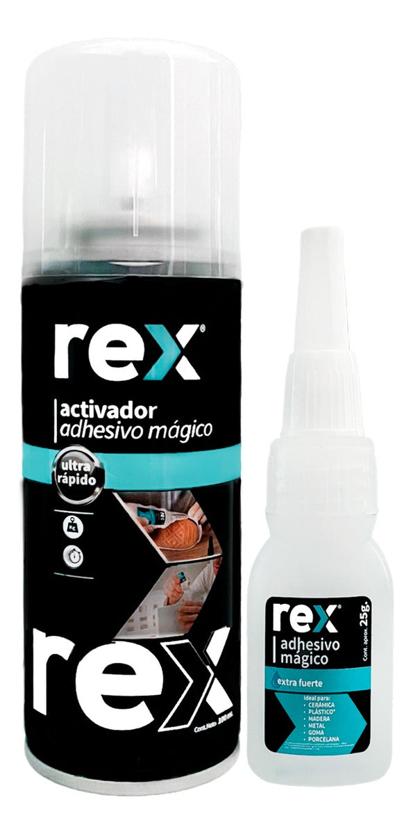 AdheSívo Magico 25gr + 100ml Activador Rex 30500