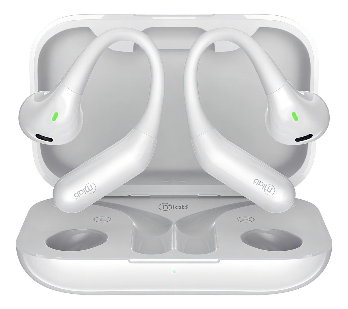 Audifono Tws Ows Air-motion Sport Mlab 09366 Blanco