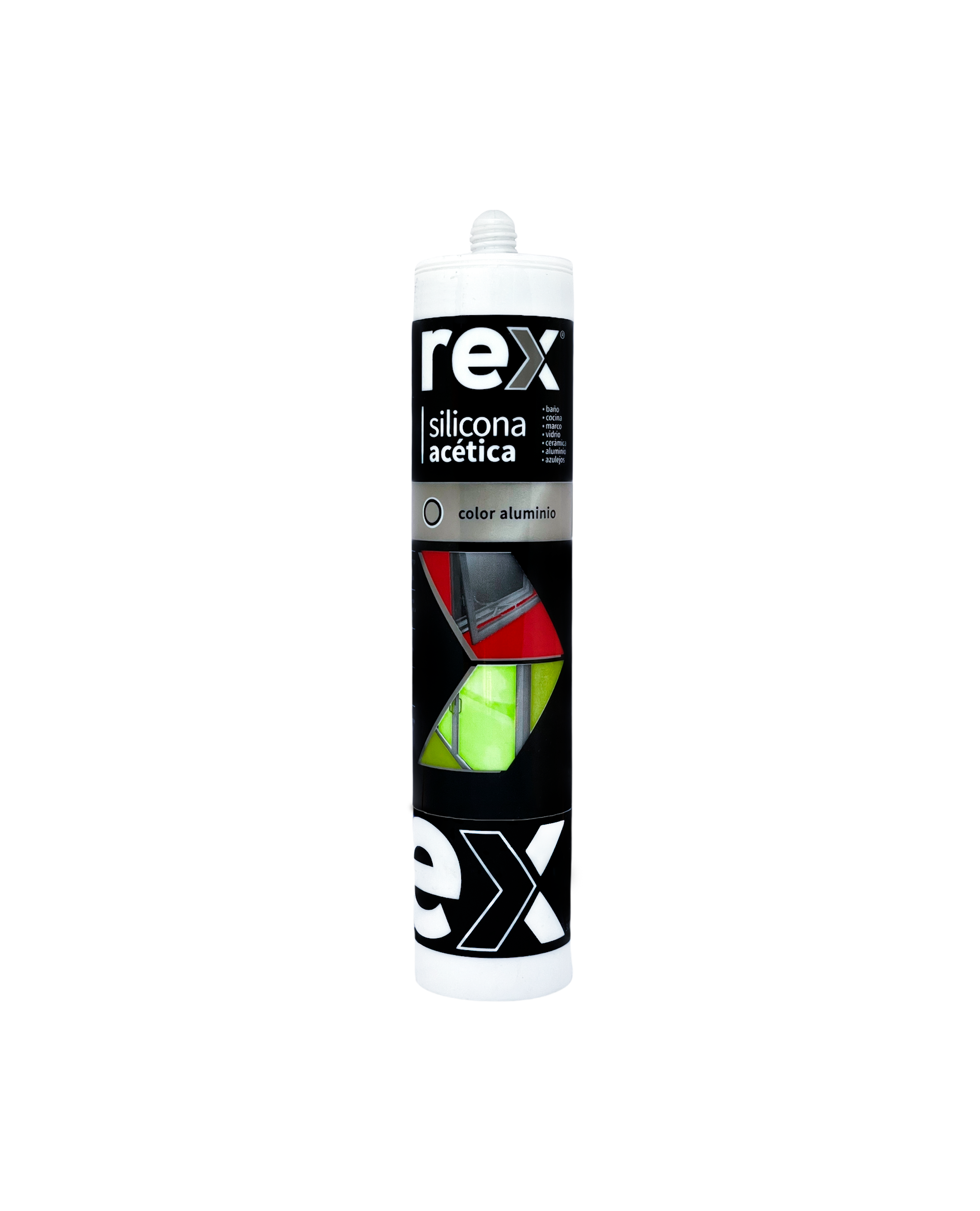 SILICONA ACETICA ALUMINIO CARTUCHO 300 ML X 12