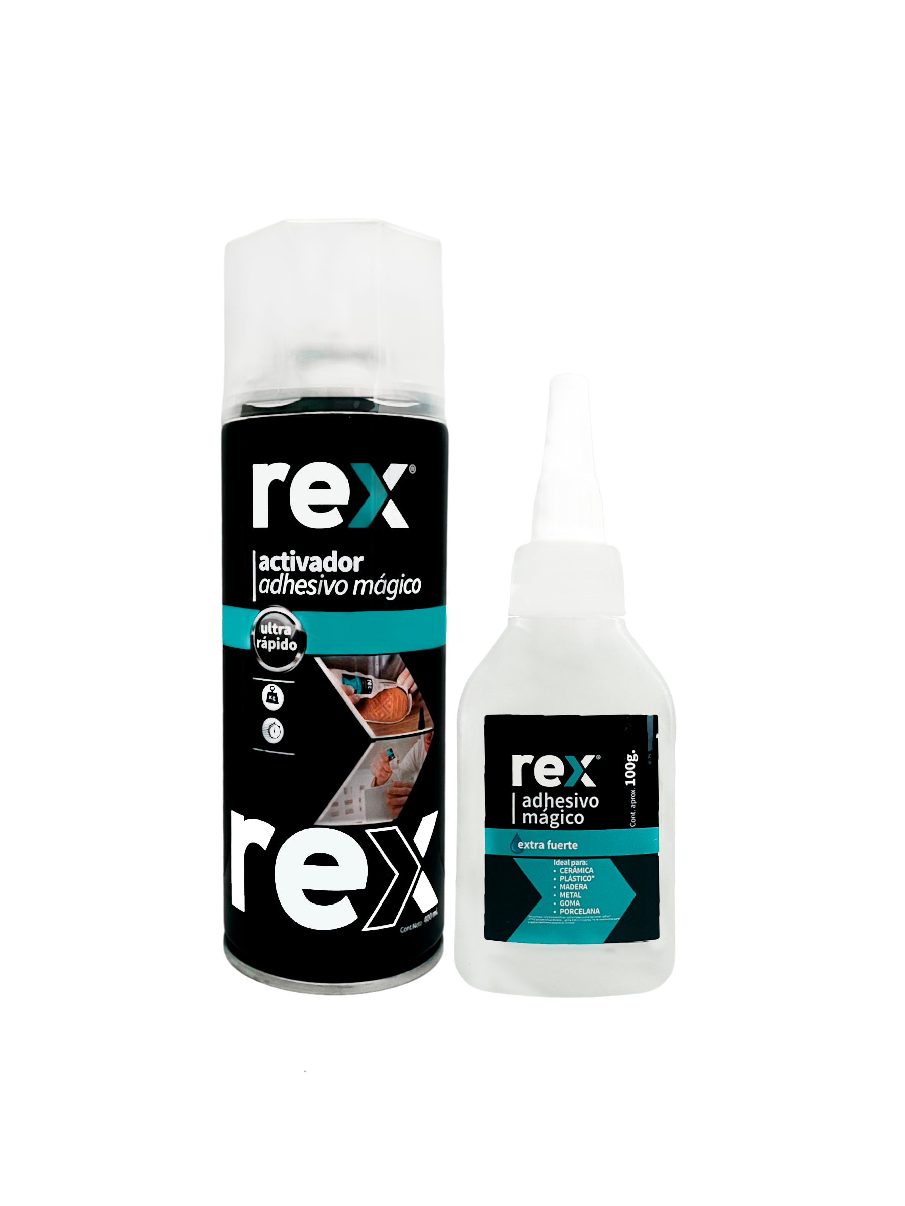 AdheSívo Magico 100gr + 400ml Activador Rex 30499
