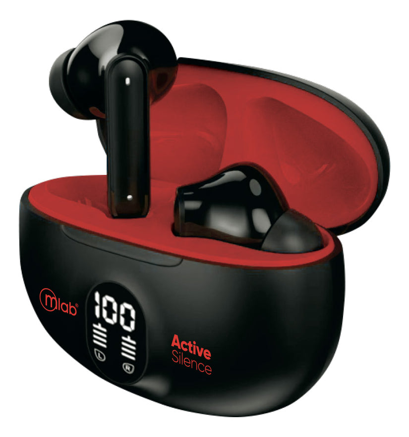 Audifono Tws Anc Enc Active Sílence Strong Red Mlab 09363