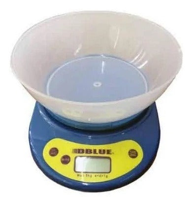 Pesa Digital Dblue De Cocina Recipiente Hasta 5 Kg Dbpdws36