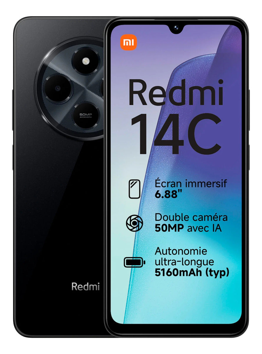 Telefono Xiaomi Redmi 14c 4gb Ram 128gb Rom Midnight Black
