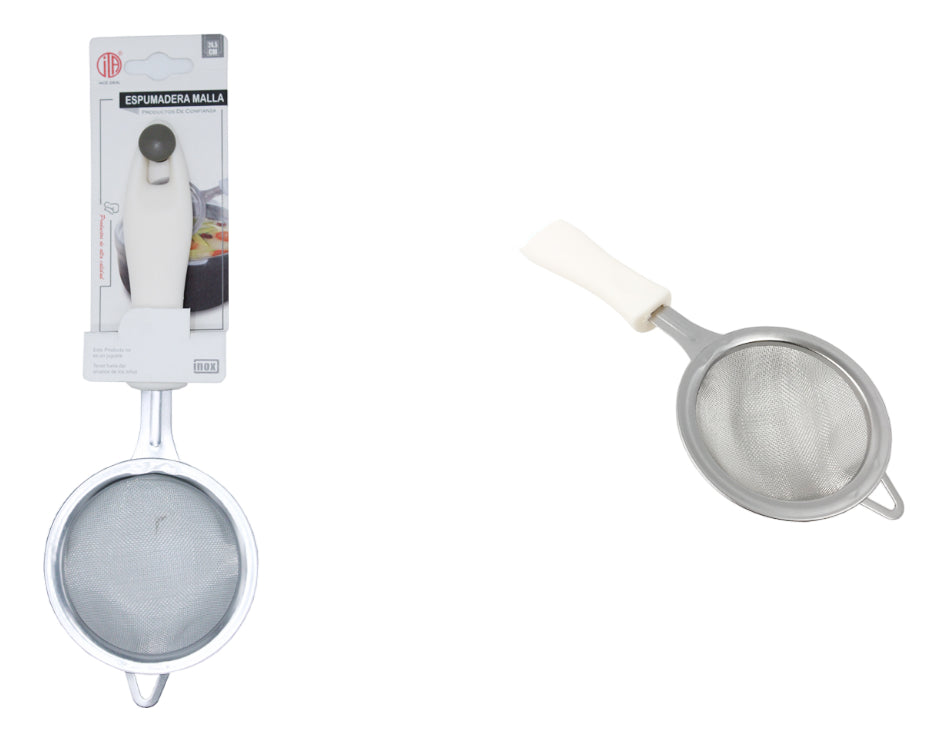 Colador De Malla Metalica P/cocina 24.5x8.5 Nice Ideal 60193