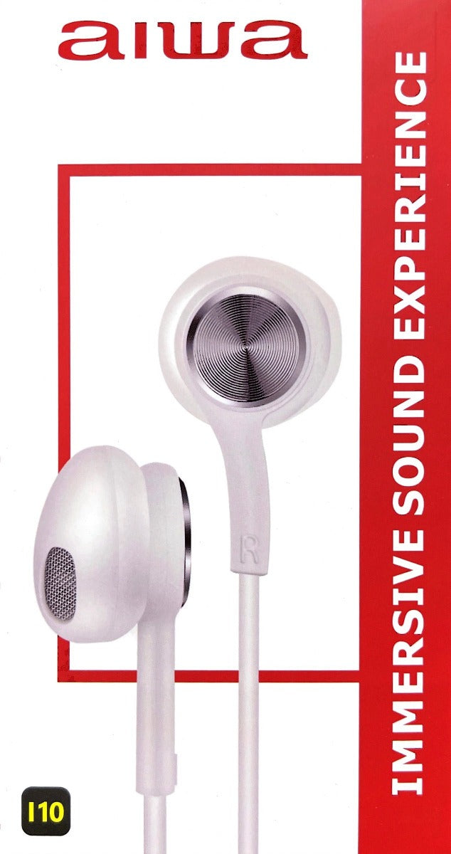 Audífonos In Ear Aiwa I10 Blanco / Tecnocenter Ccó