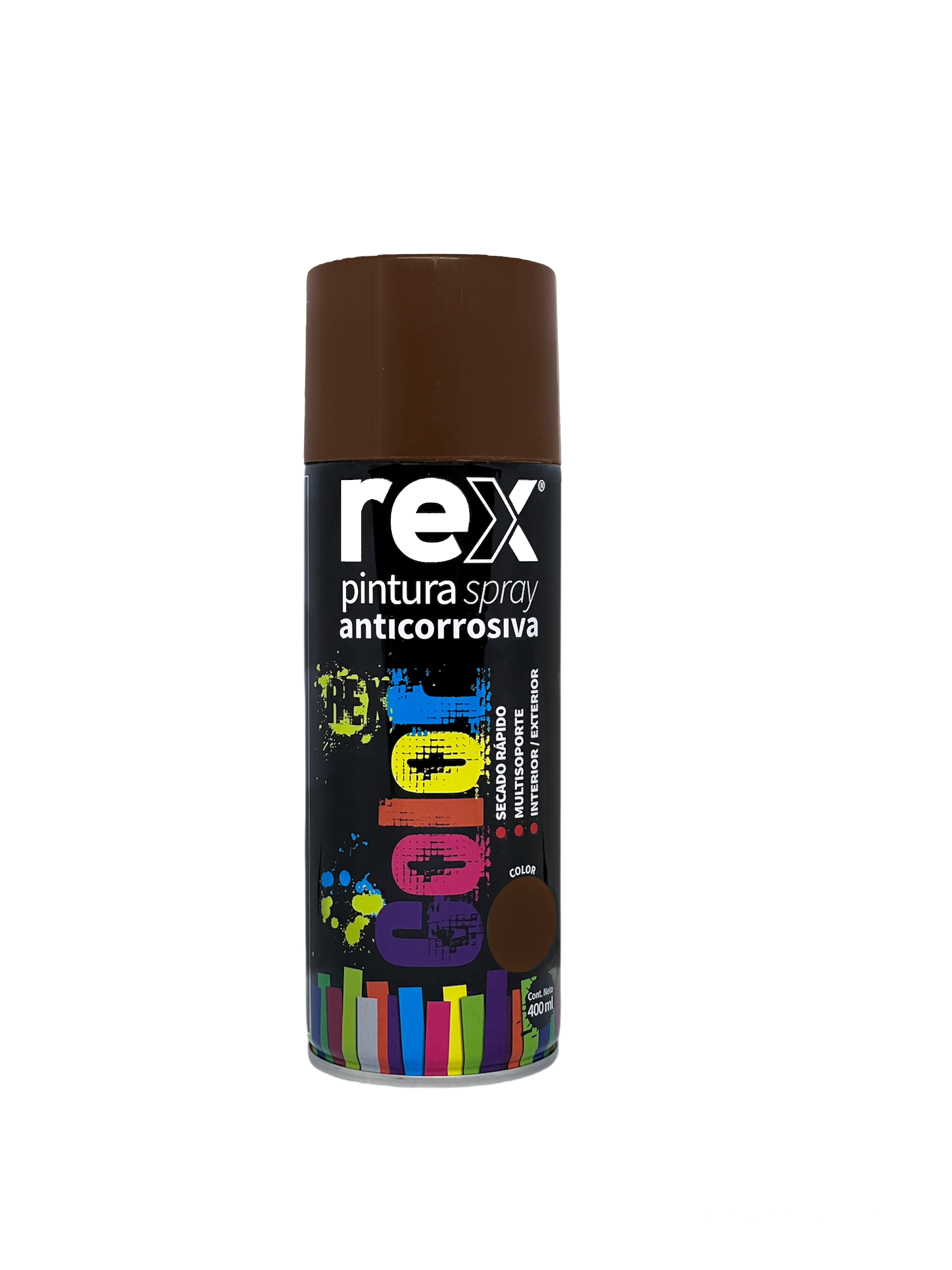 Pintura Spray AnticorroSívo Color Rojo 400 Ml Rex 60037