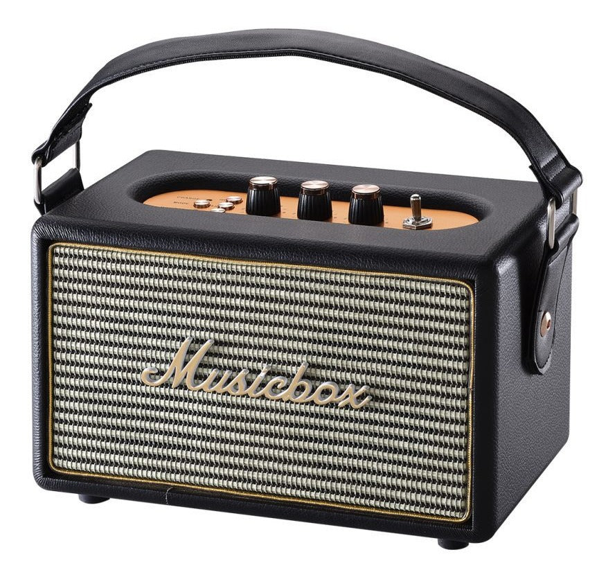Radio Parlante Retro MuSícbox 1970´s Bluetooth Usb Fm / 8748